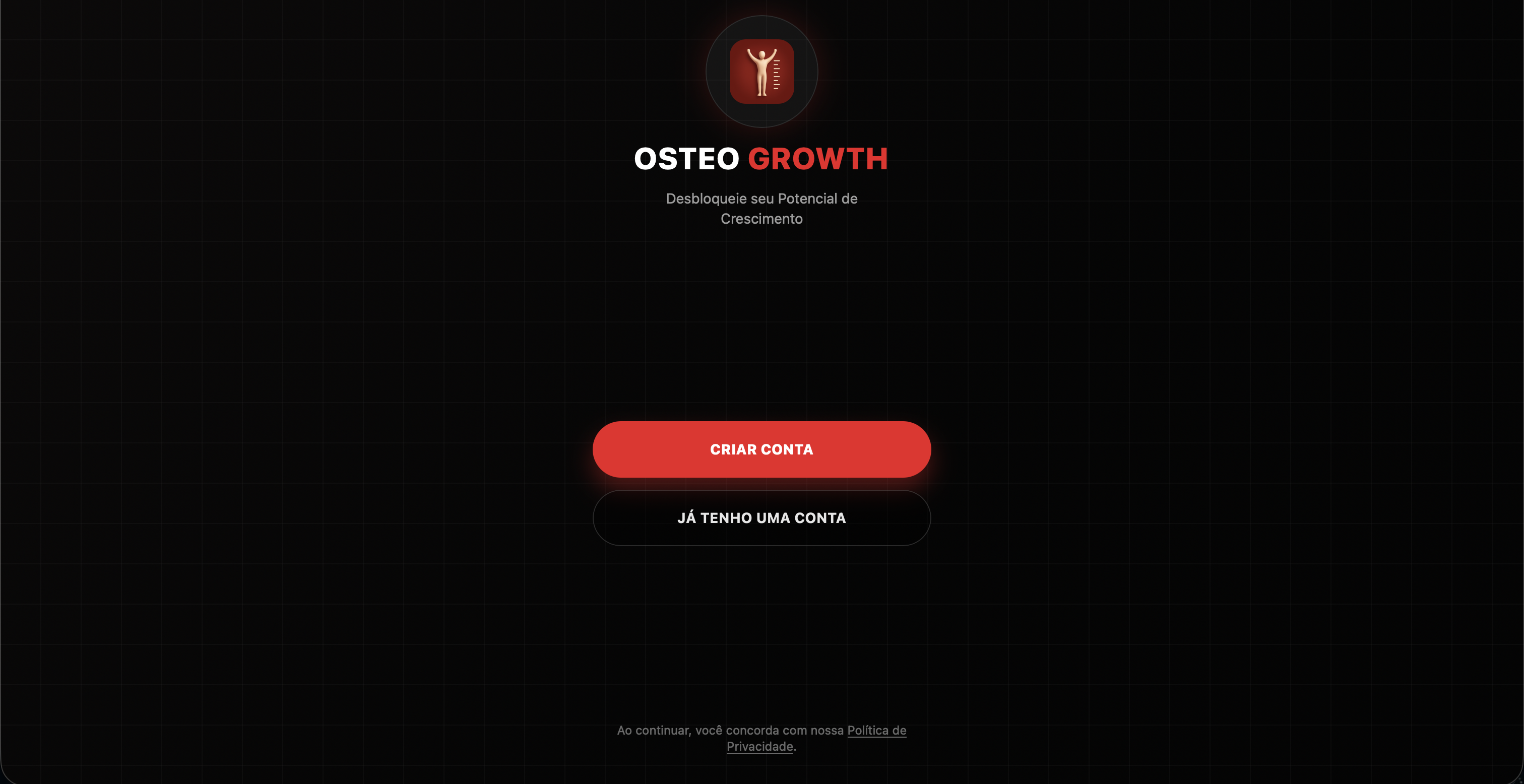 Aplicativo OsteoGrowth